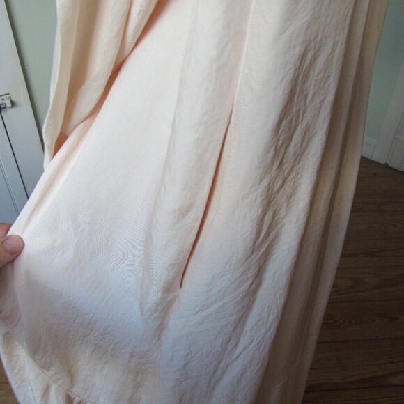 Vince. Twist Drape Long Sleeve Dress in Oat Blush Size 12 - Picture 10 of 16